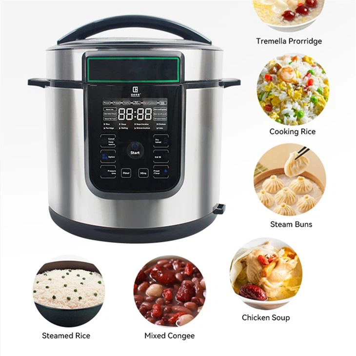 Multifunction Electric Pressure Cooker Touch Screen
